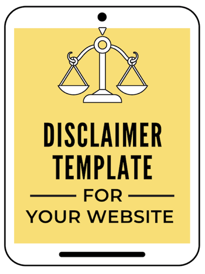 Disclaimer Template